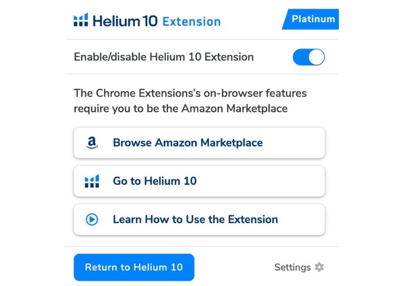 HELIUM 10 CHROME EXTENSION